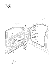 22D867912A-Seal, door inside