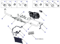 8125010U8710-Hose assy, warm air in and out