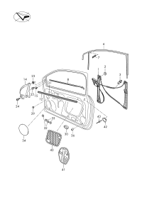L34D837461A-Window regulator without m
