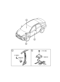 95910H7300-MODULE ASSY-AIR BAG CONTROL