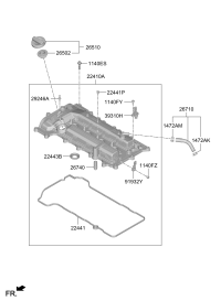 224102M010-COVER ASSY-ROCKER
