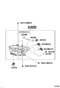 8115004270-HEADLAMP ASSY, LH
