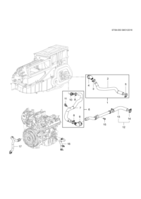 95018504-Hose, heater in.
