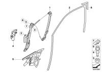 51338254911-WINDOW LIFTERW/OMOTOR FRTLH X5