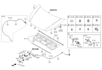 811304D000-LATCH ASSY HOOD