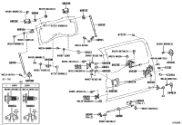 6880135010-HINGE ASSY, BACK DOOR, LH