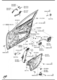 GW3L5858X-MOTOR(R),WINDOW