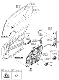 81310F8510-LATCH ASSY-FRONT DOOR,LH