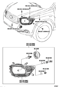 811100E070-HEADLAMP ASSY, RH