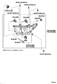 811100E121-HEADLAMP ASSY, RH