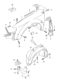 8E0821136A-BRACKET ASSY-AIR INTAKE