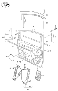 7N0837901D-Panel, door
