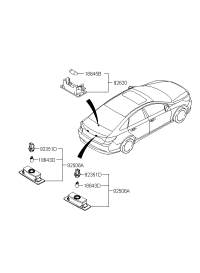 92501C3000-LAMP ASSY-LICENSE PLATE