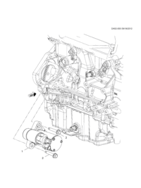12626963-Starter, (L850 G2 conventional starter (manual & automatic) (for front 20130109 use)