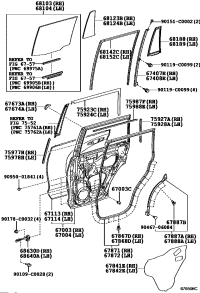 6700360470-PANEL SUB-ASSY, REAR DOOR, RH