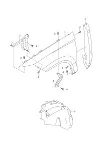 L5CG821431-BRACKET, REINFORCEMENT