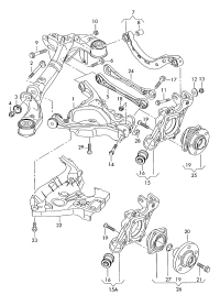 4F0505311M-CONTROL ARM REAR/FRT LH/A3/Q2