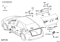 6412733071-SUPPORT, LUGGAGE COMPARTMENT DOOR TORSION BAR