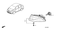 33901SELH61-Lamp unit, r. fr. fog