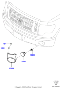 BL3Z15200A-LAMP ASSY, FOG