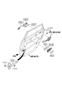 79490A4000-CHECKER ASSY-RR DOOR RH