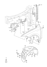 760821105-Fender position/set of positions to be used together when required