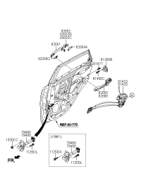 79480D8000-Link assy-rear door, lh