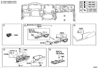 5501102480C1-Ornament sub-assy, instrument panel, no.1