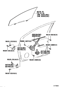 857100D161-MOTOR ASSY, POWER WINDOW REGULATOR, RH