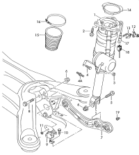 4E0616001N-Air spring damper * pay attention to dangerous goods