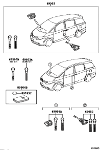 6900528A40-CYLINDER SET, LOCK