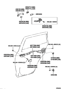 692030R020-FRAME SUB-ASSY, RR