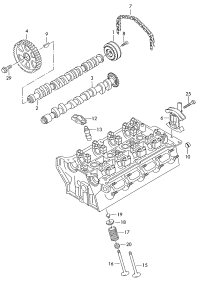 06F109088C-CAMSHAFT ADJUSTER,INTAKE-C(204