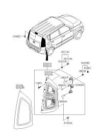 924012X000-LAMP COMBI REAR LH