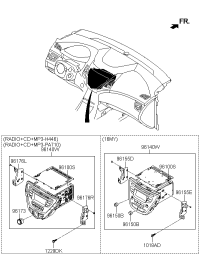 961504V0014X-AUDIO ASSY