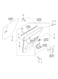 833010S02045-PANEL COMPL-REAR DOOR TRIM,LH