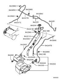 MN117839-MOTOR,WINDSHIELD WASHER(*)