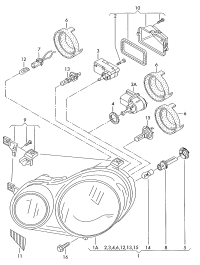 6Q1941007Q-Halogen dual lamp: