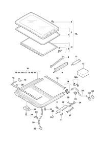 7L6877484-PORSCHE CAYENNE GUIDE LTRL RH
