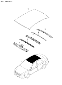 671152F050-RING ASSY-SUNROOF REINF