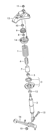 4B0412031CA-Pneumatic shock absorber * * * * * *