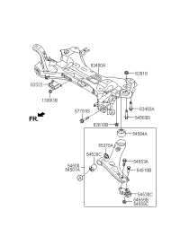 545004T000-ARM COMPLETE-FR LWR,LH