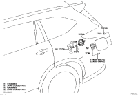 7703002100-LOCK ASSY, FUEL LID W/MOTOR