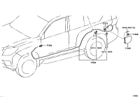 770350G021-CABLE SUB-ASSY, FUEL LID LOCK CONTROL