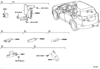 897B00R030-Receiver assy, door control & tpms