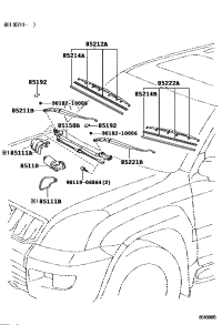 8511060350-MOTOR ASSY, WINDSHIELD WIPER
