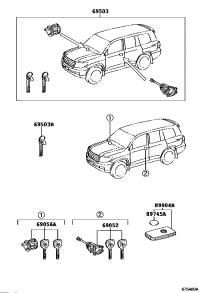 8990460480-TRANSMITTER SUB-ASSY, ELECTRICAL KEY