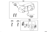 8990458270-TRANSMITTER SUB-ASSY, ELECTRICAL KEY