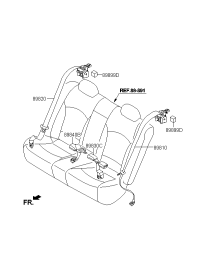 898404Q000HZ-BUCKLE ASSY-RR S/BELT,RH
