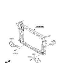 966102W500-Horn, low pitched